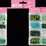 Набор пайеток декоративных deVente 8001047 ассорти