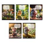 Тетрадь 18 л. (клетка) SVETOCH Любопытные мордочки 01414