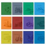 Комплект тем. тетрадей 48 л. 12 шт. SVETOCH Яркость по расписанию пласт. обл. 01888