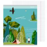 Тетрадь 48 л. (клетка) П-П Пейзажные рисунки 48-2427