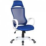 Кресло игровое Helmi HL-S05 Podium ткань/сетка синяя 311368