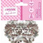 Пайетки декоративные deVente 8001917 Metallic 14 гр. серебро