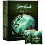 Чай Greenfield Jasmine Dream зеленый 100 пакет. 0586-09