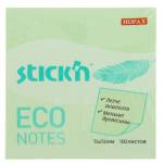 Стикеры 76х76 мм 100 л. ЕСО 21748 пастель зеленый