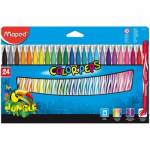 Фломастер 24 цв. ColorPets смываемые Maped 845422
