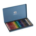 Карандаши цв. худож. 24 цв. Гамма Студия цельнографитные в мет.пенале 220822_24