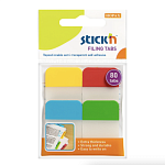 Стикеры - индексы 25х38х20 4 цв. STICK`N 21607 пластик