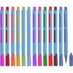 Набор ручек 12 цв. deVENTE 5073019 Trio Soft 0,7 трехгран. масл.