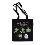 Сумка-шоппер КАКОЙ ЛЯГУХ ТЫ СЕГОДНЯ? 33,5*37 см