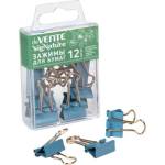 Зажим канц. 19 мм deVENTE sigNATURE сумеречный синий 4131502 (ЦЕНА ЗА УПАК.12шт)