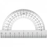 Транспортир металлич. 10 см 180° ТС-10/31662