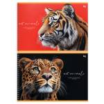 Альбом д\рис. 32 л. (спираль) БиДжи Art animals мел.карт. АР4гр32 08632