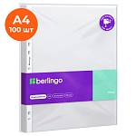 Карман с перфорацией А4 Berlingo Mirror 30мкм глянц. SPm_A4030_w (ЦЕНА ЗА УПАК.100 шт)