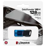 Флэш накопитель 128 Gb 3.2 Kingston DataTraveler 80 черный DT80M/128GB