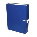 Короб архивный 80 мм deVENTE 3010565 2 зав. синий бумвинил