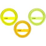 Транспортир 10 см Стамм 360° неон ассорти ТР41 