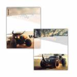 Набор обложек 212х347 12 шт. д/тетр. и дневн. 80 мкм ПП ЕК Road beast 63507