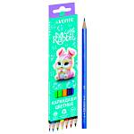 Карандаши цв. 6 цв. deVENTE Little Rabbit 2М 5021619
