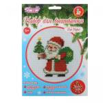 Набор для вышивания с пяльцами Дед Мороз 04226