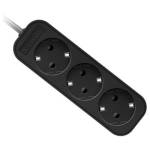 Удлинитель Defender M350 3 розетки с заземлением 5 м 99323 черный