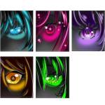 Тетрадь 48 л. (клетка) Centrum Аниме Глаза 71287 5 дизайнов