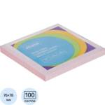 Стикеры 76х76 мм 100 л. Attache розовый 1495407
