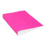 Папка с 20 карманами Бюрократ Double Neon DNE07V20LETT A4 пластик 0.7мм розовый 1131768
