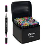 Набор маркеров 100 цв. ArtSpace SM100_65960 двухсторон. для скетчинга