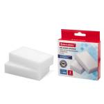 Губка-ластик меламиновая Brauberg 10,5*6*2,5см 2шт 606892