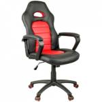 Кресло игровое Helmi HL-S06 экокожа черная/красная 279719