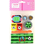 Наклейки объемные deVENTE 8004068 Football из фоамирана