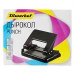 Дырокол 20 л. Silwerhof Daily металл черный 2072061