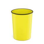 Корзина для бумаг 13,5 л. ErichKrause Neon Solid литая желтая 58081