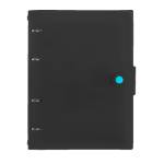 Тетрадь 80 л. А5 на кольцах К-Э Favorite Black на кнопке ТКПФ805637