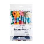 Нитки для вышивания мулине MOULINE Gamma 15*8м ассорти 