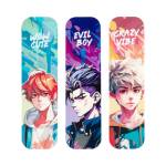 Закладка для книг 47*176мм MESHU Anime boy пластик ассорти MS_59695