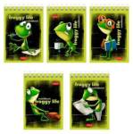 Блокнот А7 40 л.  (спираль) Хатбер Лягух Кир 40Б7В1гр_081184