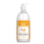 Мыло жидкое Золотой идеал 1л Молоко и мед дозатор 609427