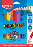 Карандаши цв. 18 цв. Maped ColorPeps треуг. 183218