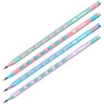 Карандаш ч/гр. Berlingo Haze НВ ВР01019 пластик трехгран. с выемкой с ласт.