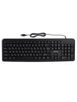 Клавиатура проводная GoPower классическая USB 1.35м черный GPK01  