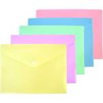 Папка - конверт А5 на кнопке deVENTE 3071342 Pastel ассорти