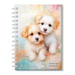 Блокнот-бизнес А6 100 л. (спираль) Забавные щенки С0592-134