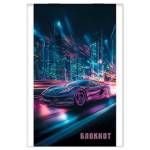 Блокнот А7 16 л. Ночное авто С1550-154