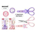 Ножницы 12,3 см Бантики М-5640, с защитным футляром