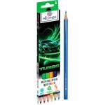 Карандаши цв. 6 цв. Attomex Turbo М 5021542