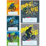 Тетрадь 18 л. (клетка) П-П Рисунок велосипедиста Т18-2366 РАСПРОДАЖА