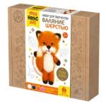 Набор для творчества Валяние шерстью брелок Лисенок 4 цв. 04701