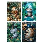 Блокнот А6 40 л. (спираль) БиДжи Paper art  Б6гр40 07051