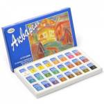 Краски акв. худож. 24 цв. Гамма Студия кюветы 215001